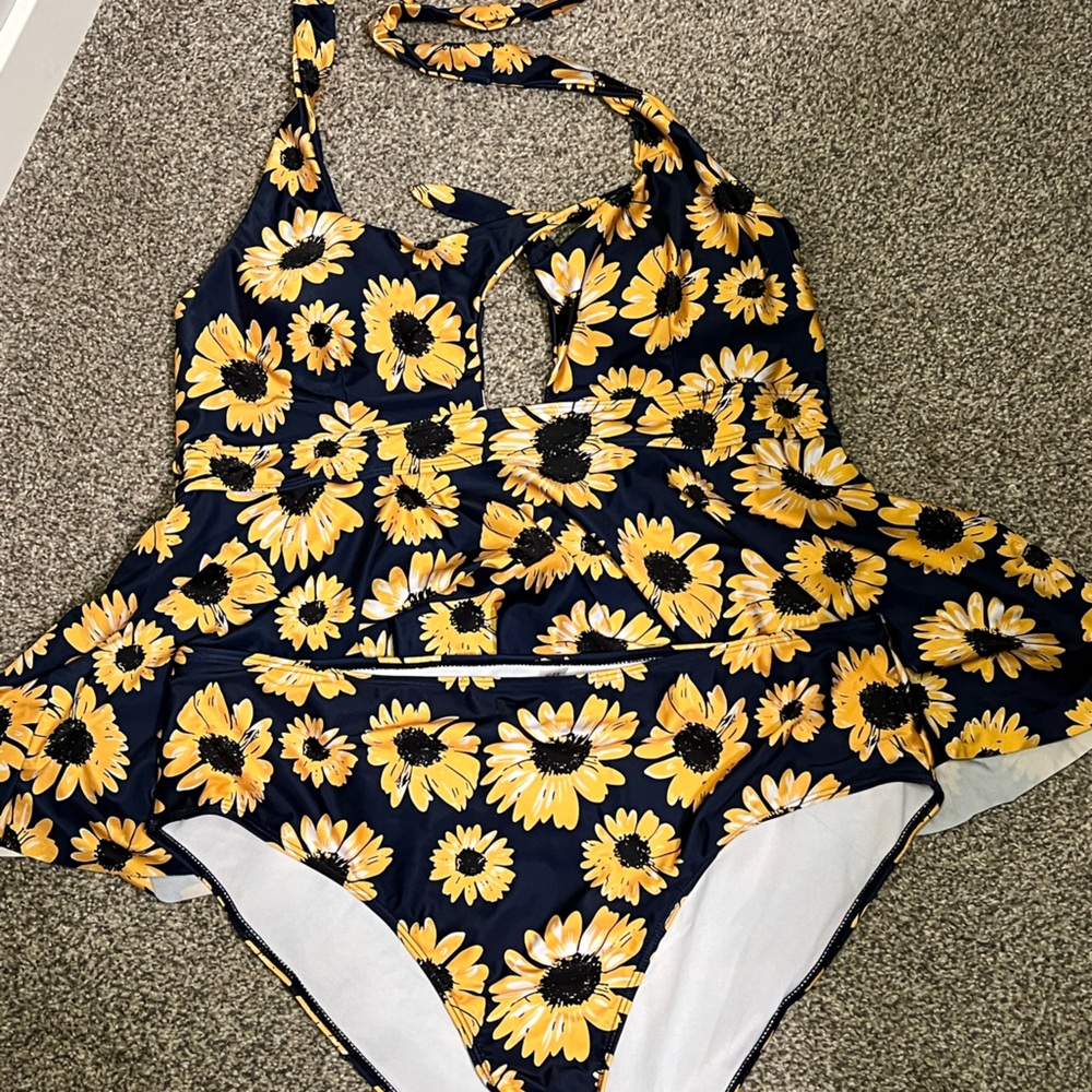 Two piece bathing suit